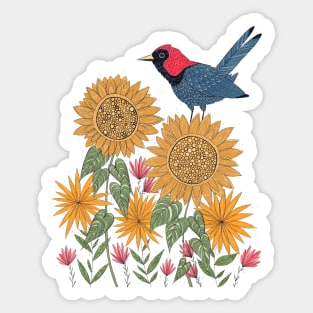 In the Flowers in Color Sticker